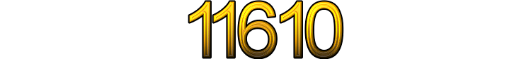 Number 11610