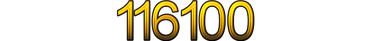 Number 116100