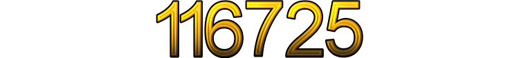 Number 116725