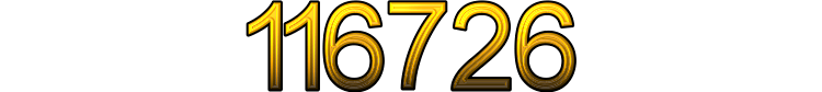 Number 116726