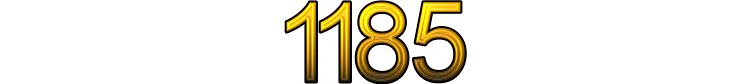 Number 1185