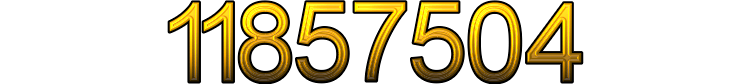Number 11857504 Number 11857504