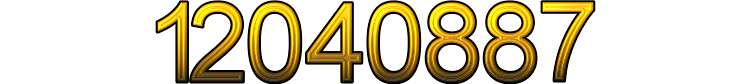 Number 12040887 Number 12040887