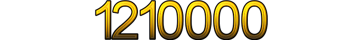 Number 1210000