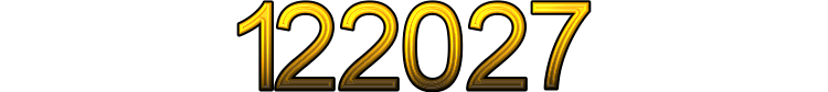 Number 122027