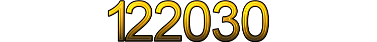 Number 122030