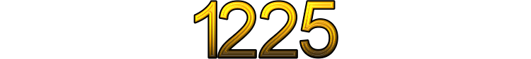 Number 1225