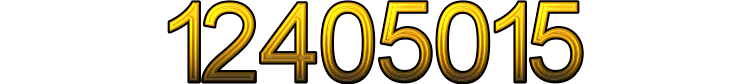 Number 12405015 Number 12405015