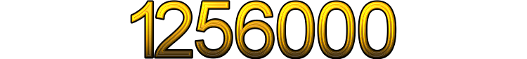 Number 1256000