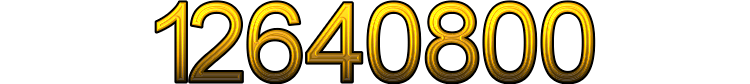 Number 12640800