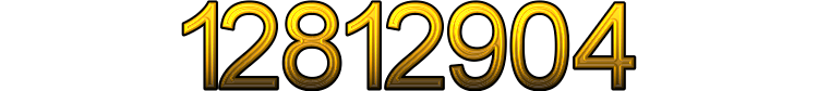 Number 12812904