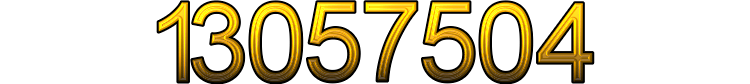 Number 13057504 Number 13057504