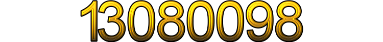 Number 13080098
