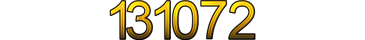 Number 131072