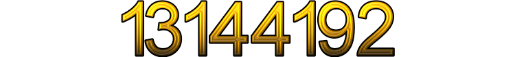 Number 13144192 Number 13144192