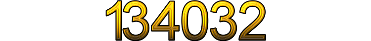 Number 134032