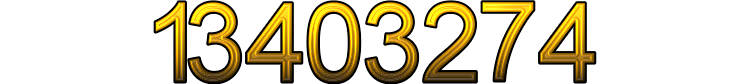 Number 13403274 Number 13403274