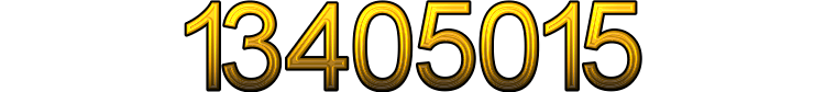 Number 13405015
