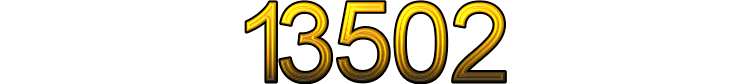 Number 13502