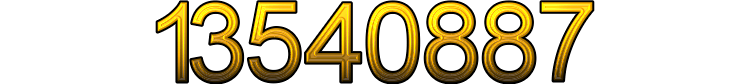Number 13540887 Number 13540887