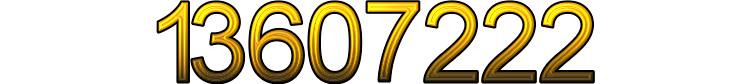 Number 13607222