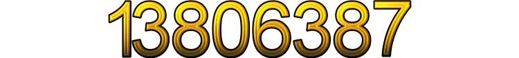 Number 13806387