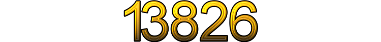 Number 13826