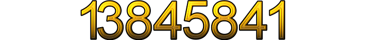 Number 13845841