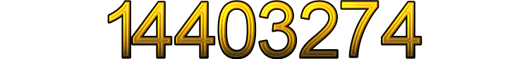 Number 14403274 Number 14403274