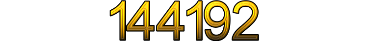 Number 144192