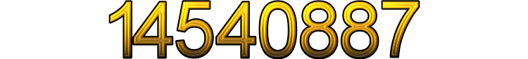 Number 14540887