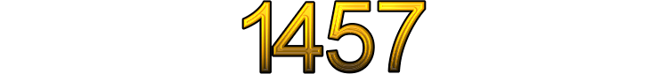 Number 1457