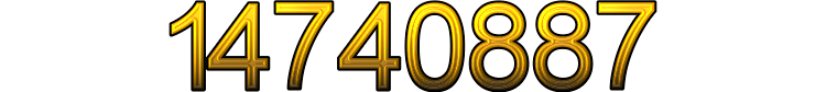 Number 14740887