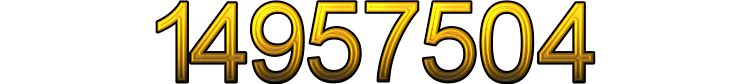 Number 14957504
