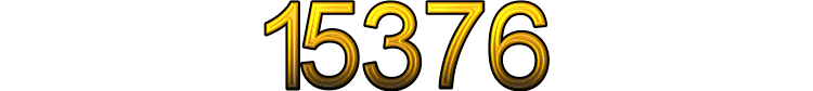 Number 15376