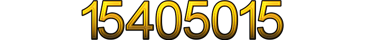 Number 15405015 Number 15405015