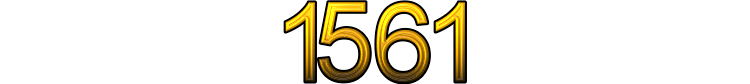 Number 1561