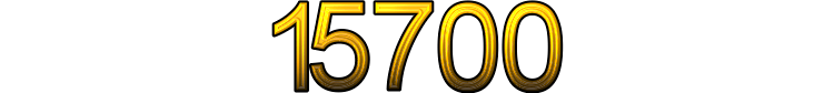 Number 15700