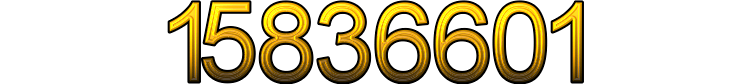 Number 15836601