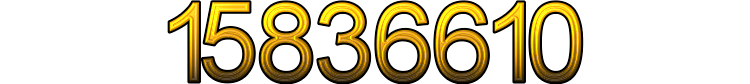 Number 15836610