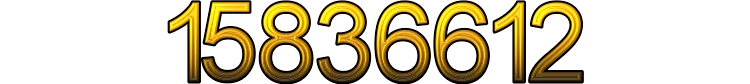Number 15836612 Number 15836612