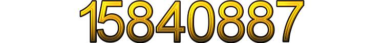 Number 15840887