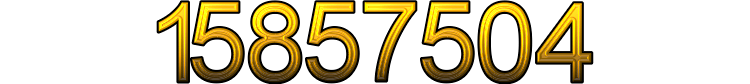 Number 15857504