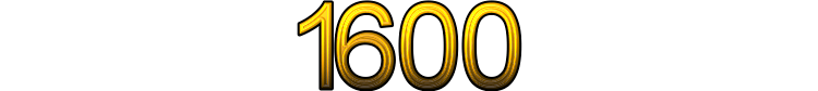 Number 1600