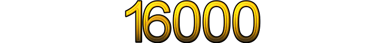 Number 16000