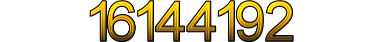 Number 16144192