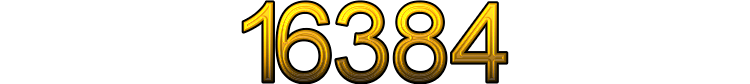 Number 16384