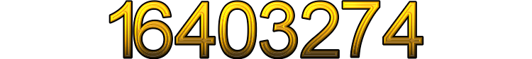 Number 16403274