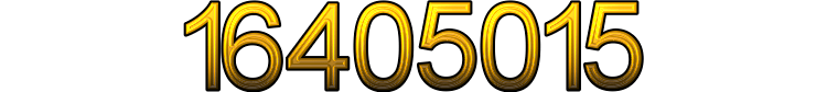 Number 16405015