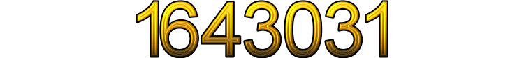 Number 1643031